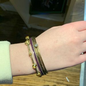 Beautiful bangle bracelets, jewelry, set of four